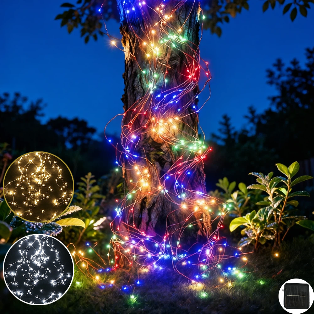 Solar Waterfall Light String 2 – Outdoor Lighting No Wiring recenzja i cena