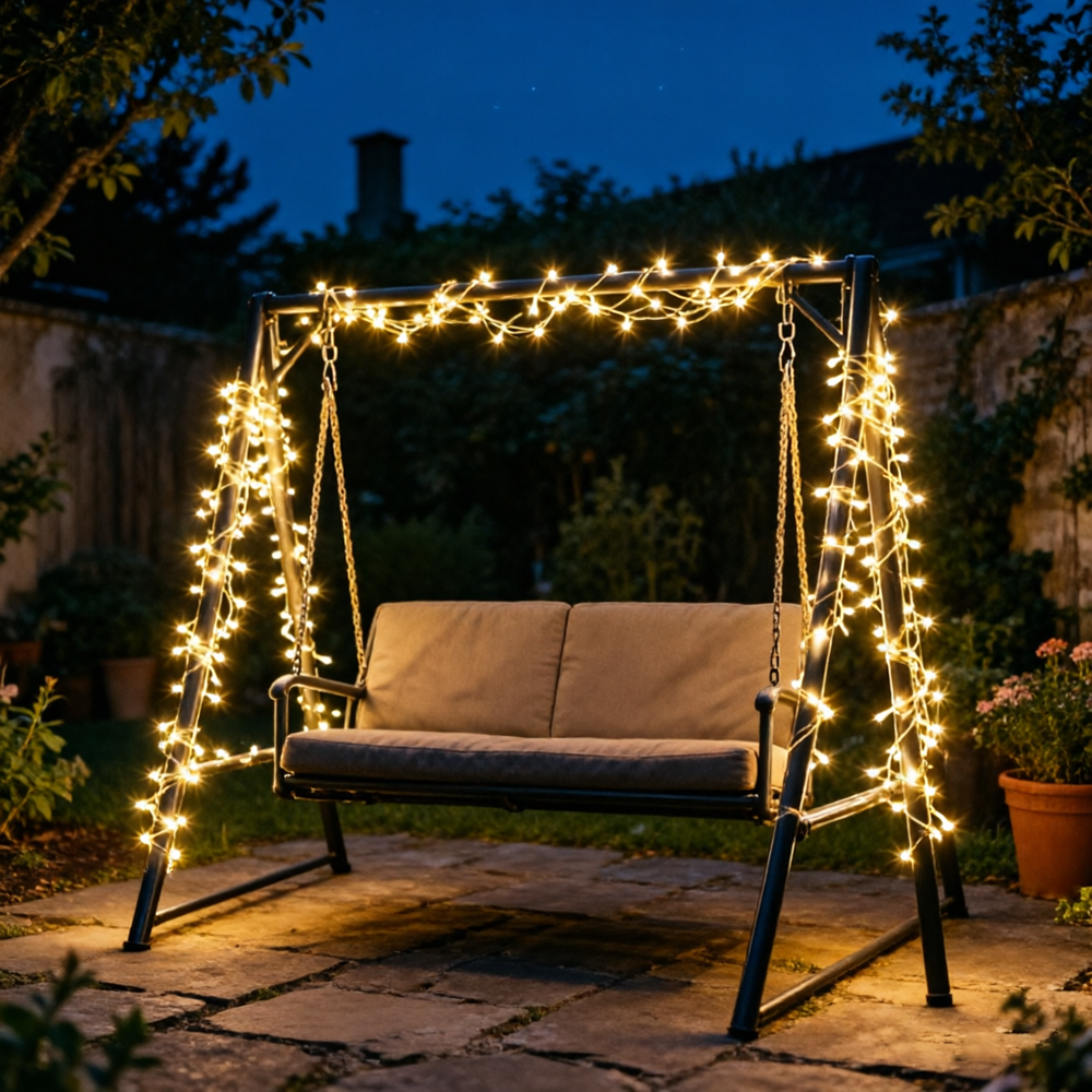 Solar Waterfall Light String 2 – Outdoor Lighting No Wiring recenzja i cena