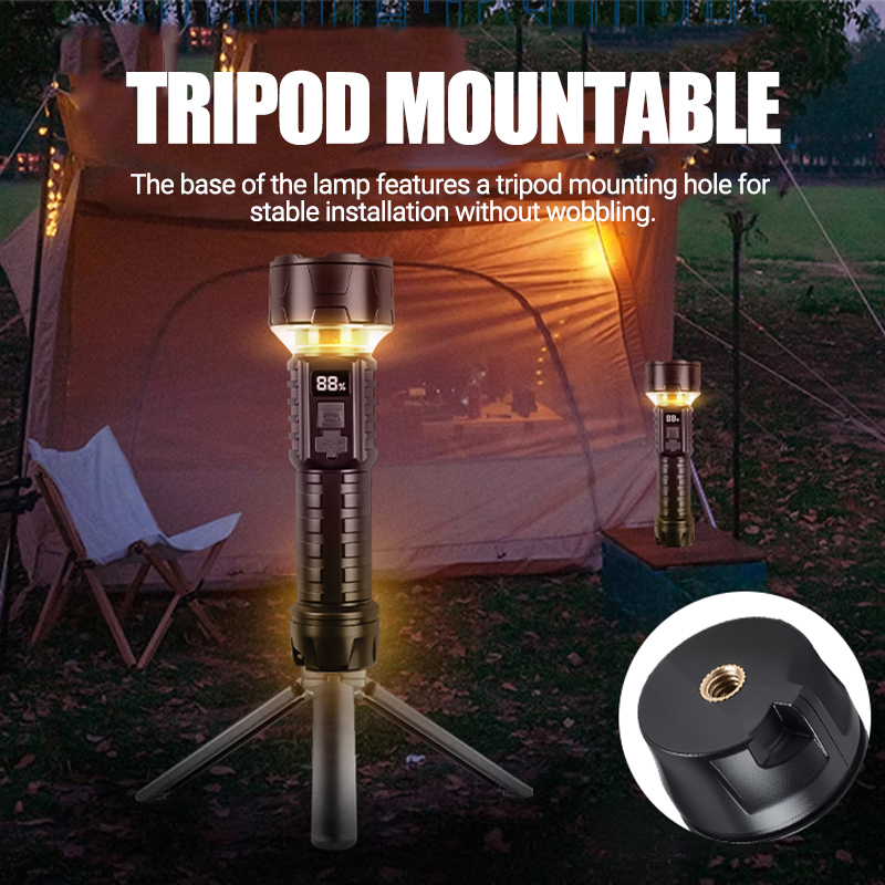 COB LED Flashlight Rechargeabl – Outdoor Lighting Globes recenzja i cena