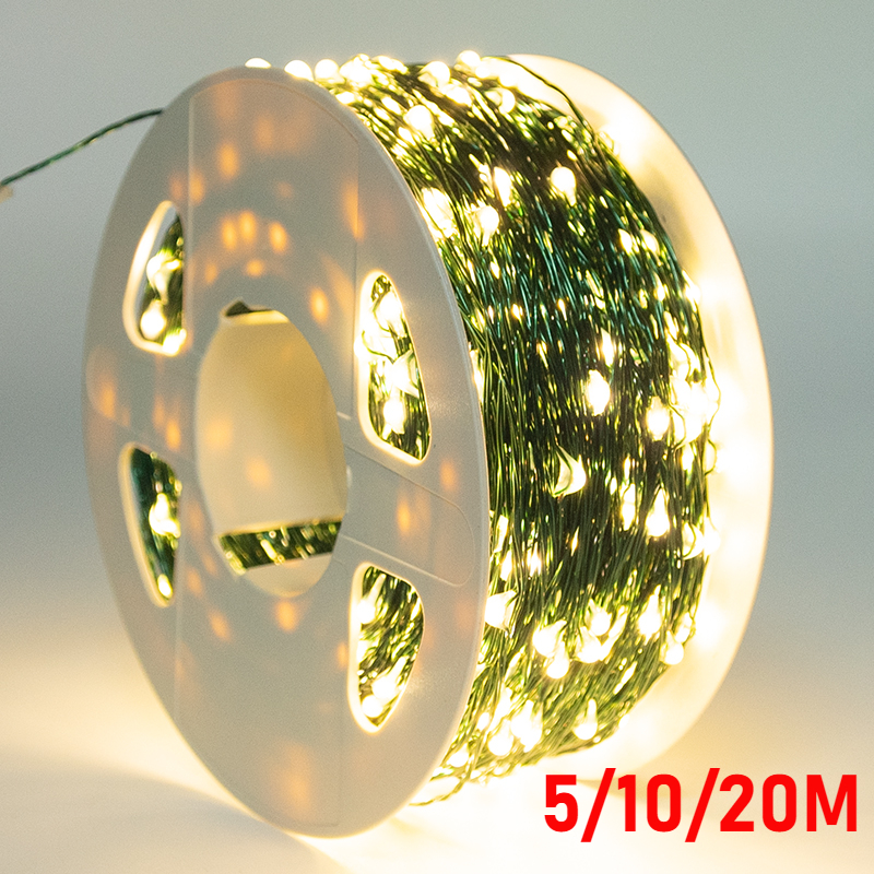 5M/10M/20M LED Copper Wire Str – Outdoor Lighting No Wiring recenzja i cena