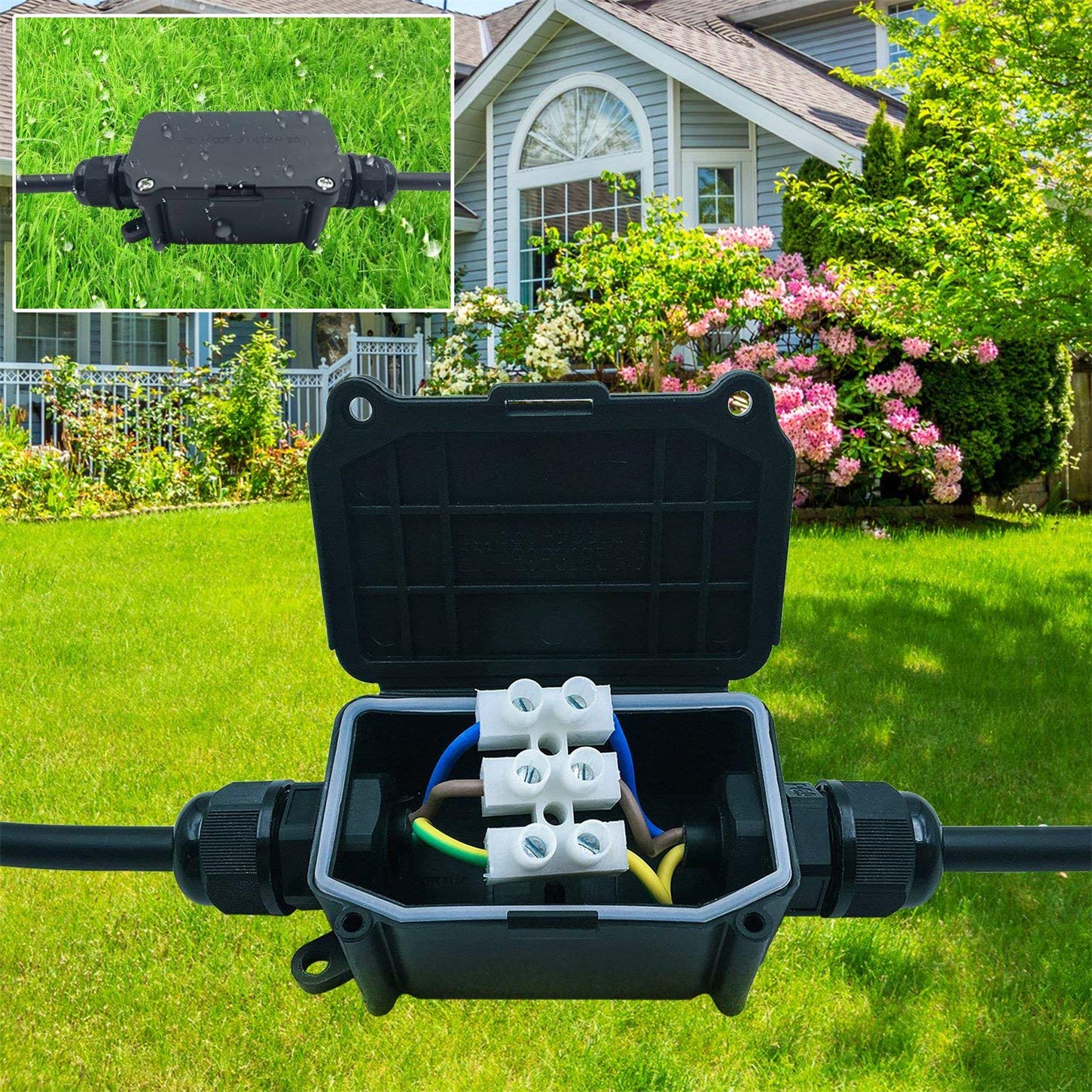 2 Way Outdoor Waterproof IP66  – Outdoor Lighting Wire recenzja i cena