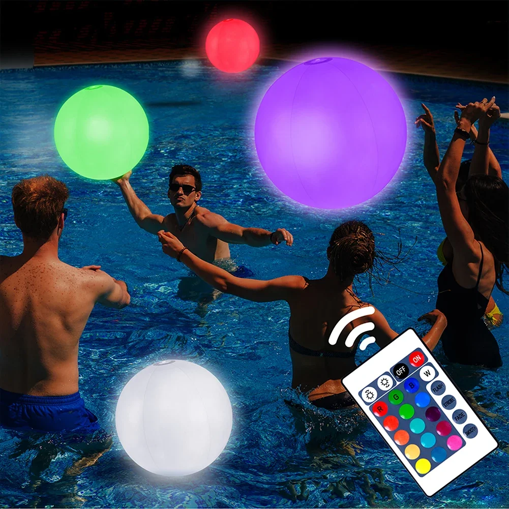 Inflatable Pool Beach Ball 16  – Outdoor Lighting Around Pool recenzja i cena