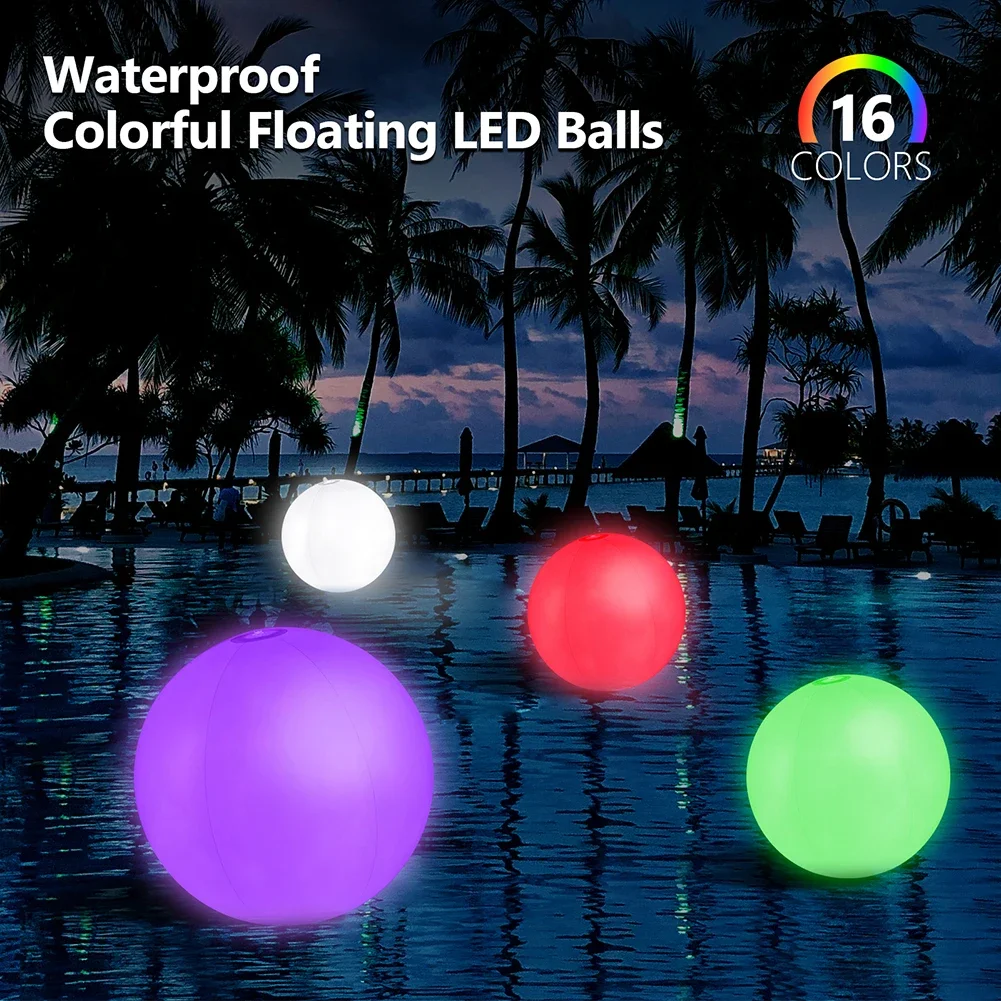 Inflatable Pool Beach Ball 16  – Outdoor Lighting Around Pool recenzja i cena