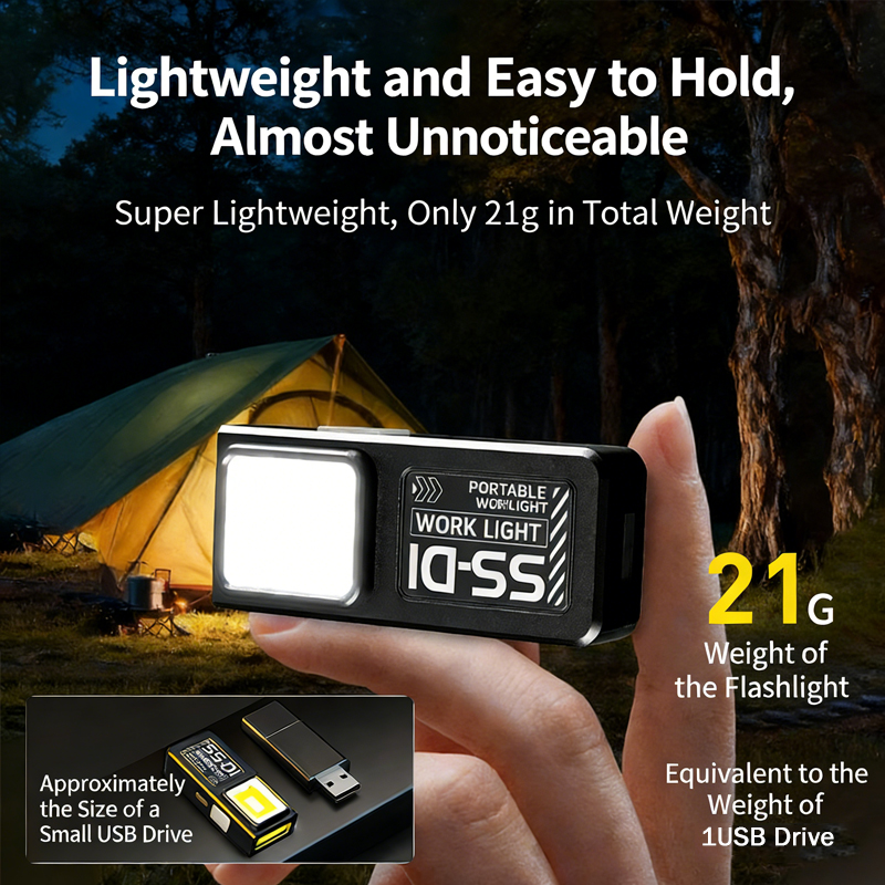 LED COB Mini Flashlight USB Re – Outdoor Lighting Globes recenzja i cena