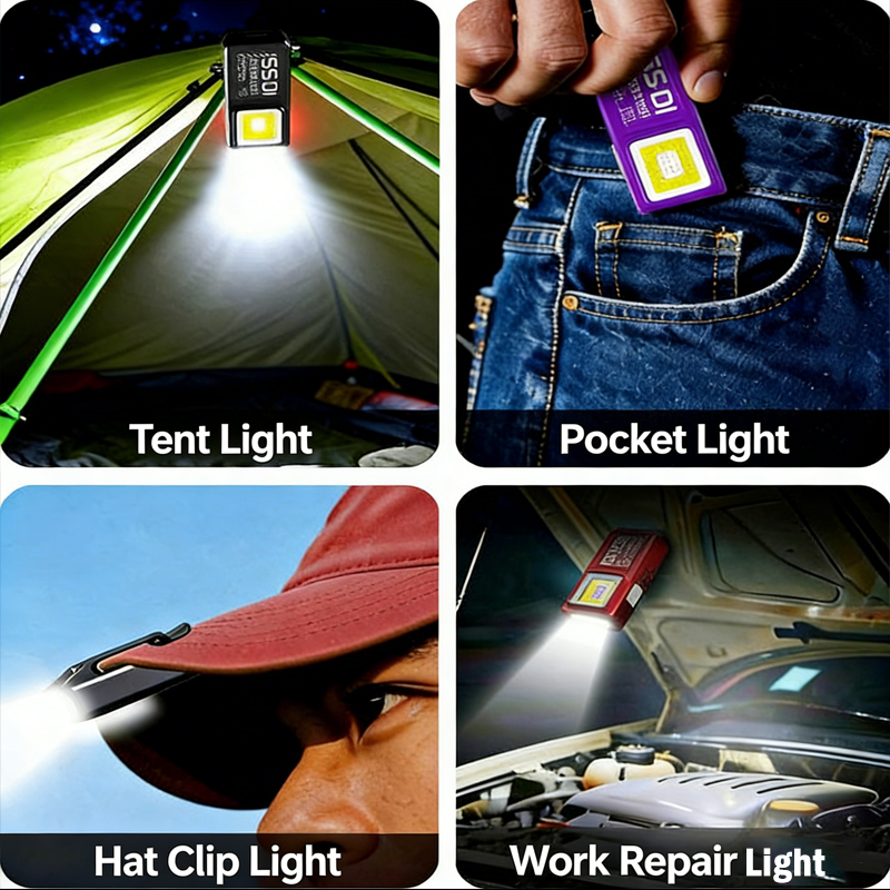 LED COB Mini Flashlight USB Re – Outdoor Lighting Globes recenzja i cena
