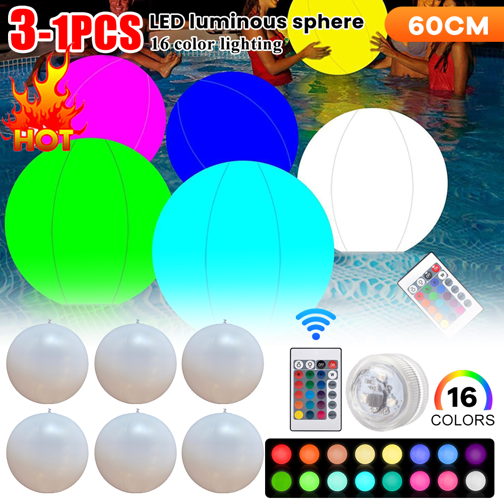 Luminous Beach Ball Light 16 C – Outdoor Lighting Around Pool recenzja i cena