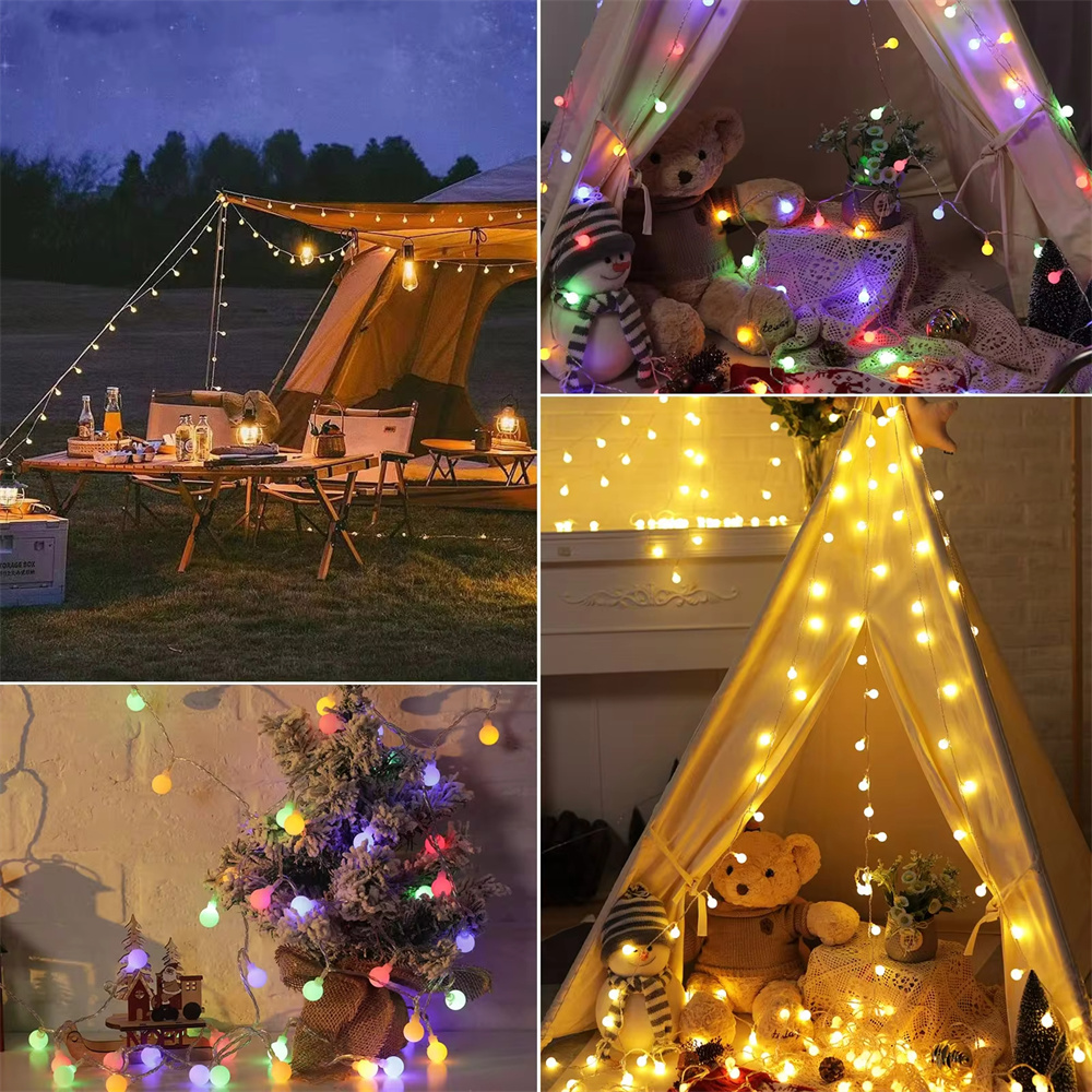100 LED Frosted Globe Solar St – Outdoor Lighting For Christmas recenzja i cena