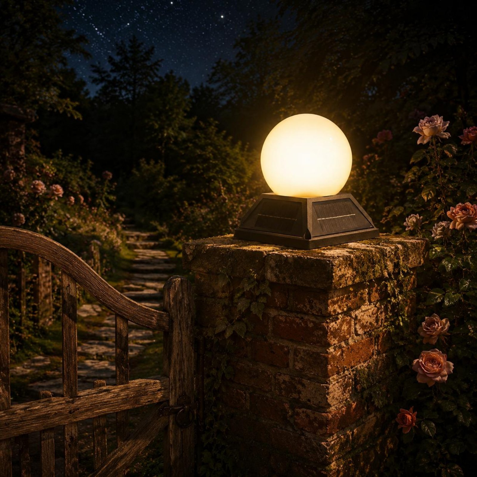 Solar Post Cap Light Wireless  – Outdoor Lighting Globes recenzja i cena