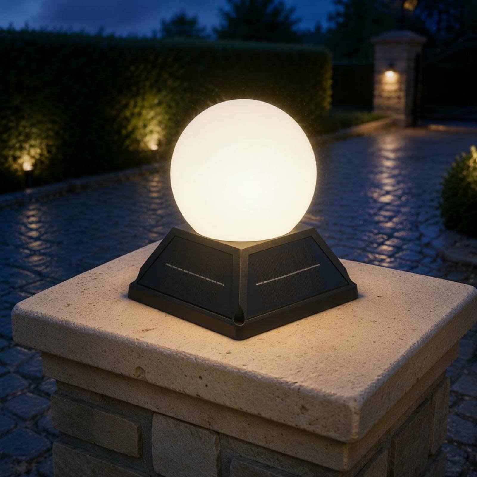 Solar Post Cap Light Wireless  – Outdoor Lighting Globes recenzja i cena