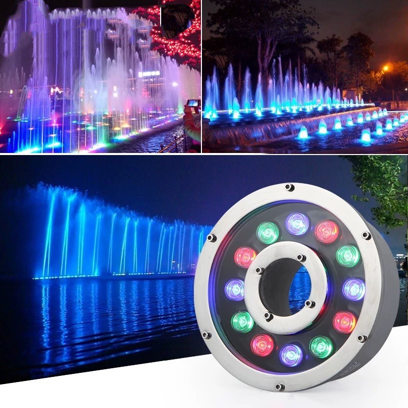 RGB LED Fountain Lamps 12V 24V – Outdoor Lighting Around Pool recenzja i cena
