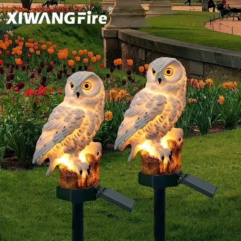 Solar Owl Statue Garden Light  – Outdoor Lighting Wire recenzja i cena