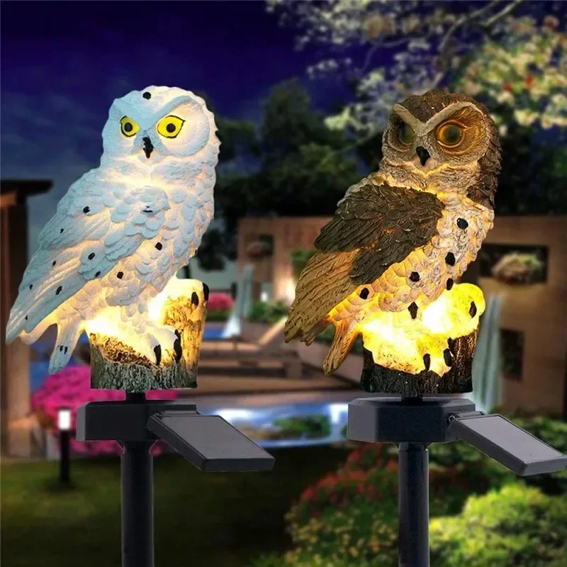 Solar Owl Statue Garden Light  – Outdoor Lighting Wire recenzja i cena