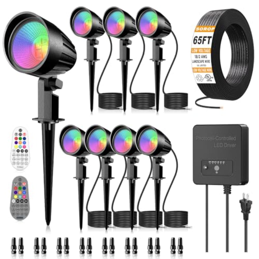 RGBW Low Voltage Landscape Lig – Outdoor Lighting Kit With Transformer recenzja i cena