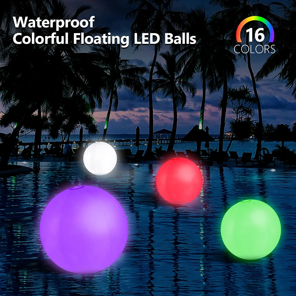 Inflatable Pool Beach Ball 16  – Outdoor Lighting Around Pool recenzja i cena