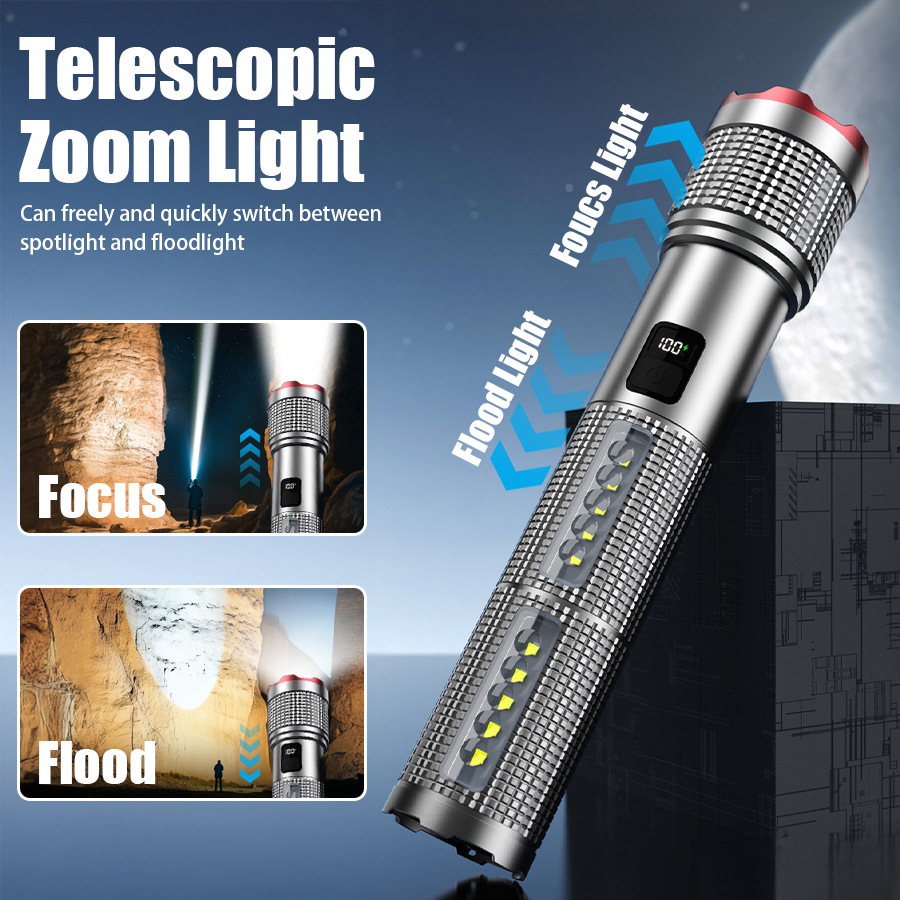 5000 MAH Powerful LED Flashlig – Outdoor Lighting Quality recenzja i cena