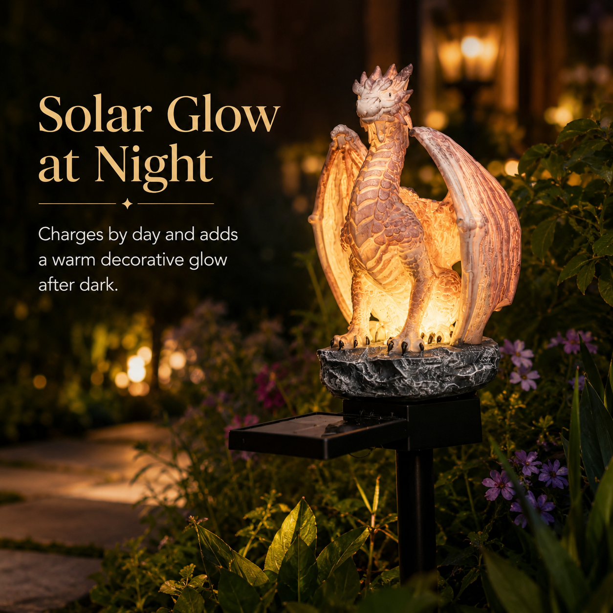 Solar Powered Dragon Garden St – Outdoor Lighting Company recenzja i cena