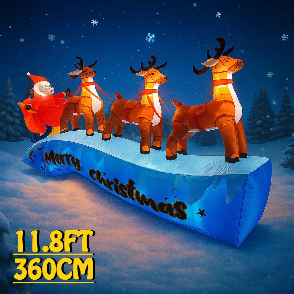 11.8FT Santa Claus Reindeer Sl – Outdoor Lighting Manufacturers recenzja i cena