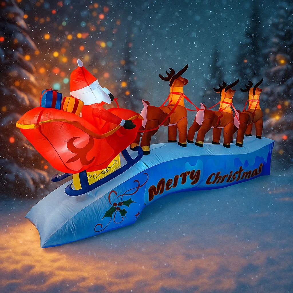 11.8FT Santa Claus Reindeer Sl – Outdoor Lighting Manufacturers recenzja i cena