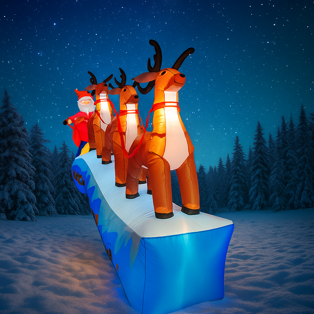 11.8FT Santa Claus Reindeer Sl – Outdoor Lighting Manufacturers recenzja i cena