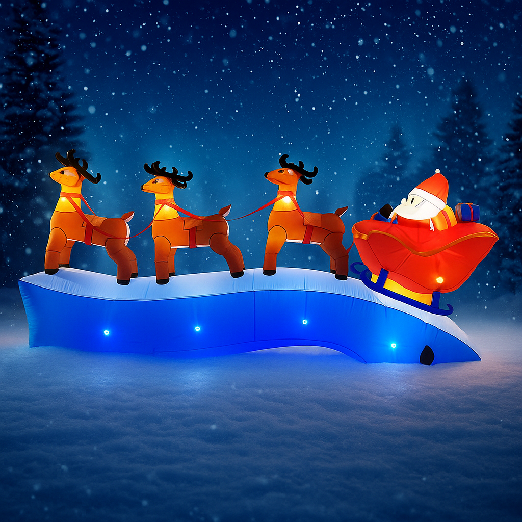 11.8FT Santa Claus Reindeer Sl – Outdoor Lighting Manufacturers recenzja i cena