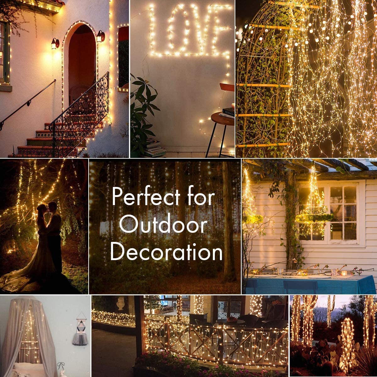 2 Pack Solar Fairy Lights 300L – Outdoor Lighting No Wiring recenzja i cena