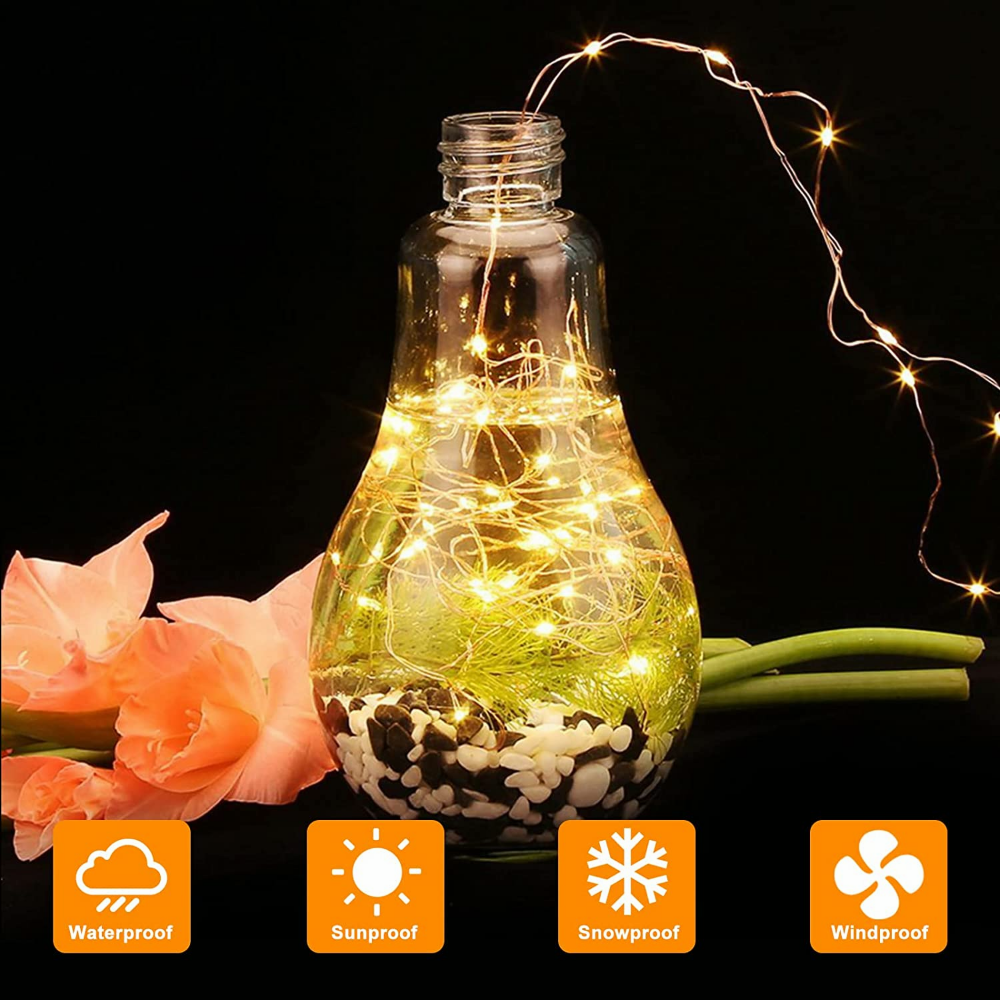 2 Pack Solar Fairy Lights 300L – Outdoor Lighting No Wiring recenzja i cena