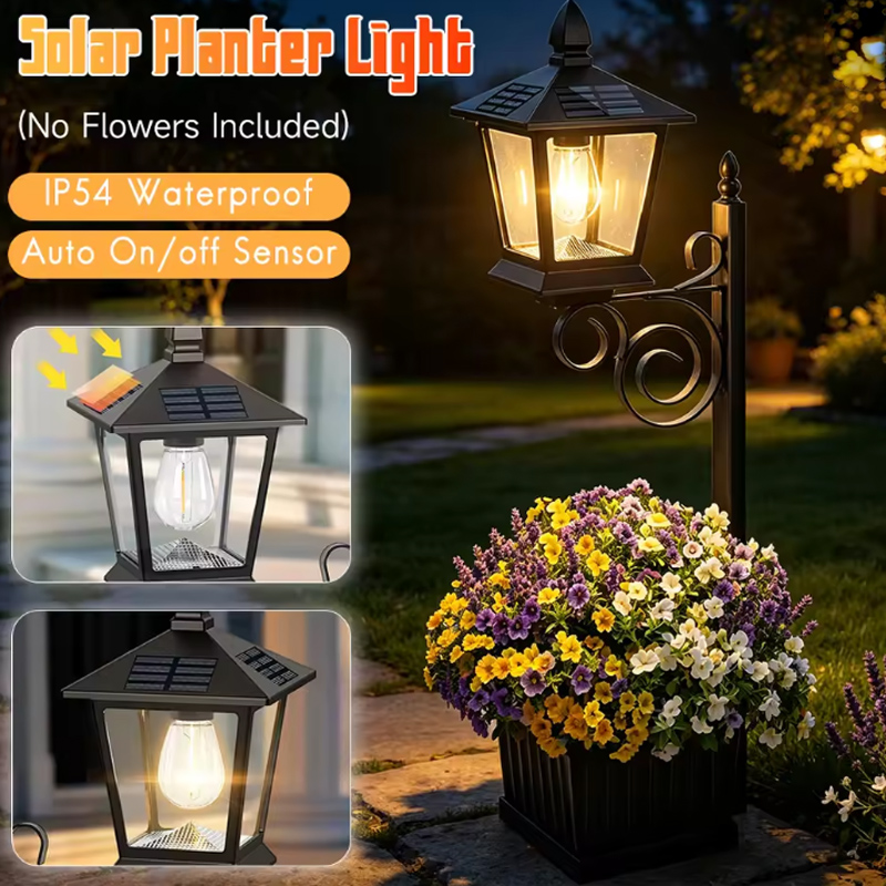 2-in-1 Solar Garden Planter La – Wall Lighting Outdoor recenzja i cena
