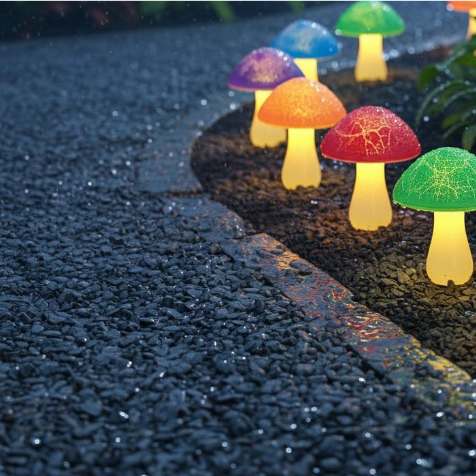 Solar Toadstool Lamp No Wiring – Outdoor Lighting Wire recenzja i cena