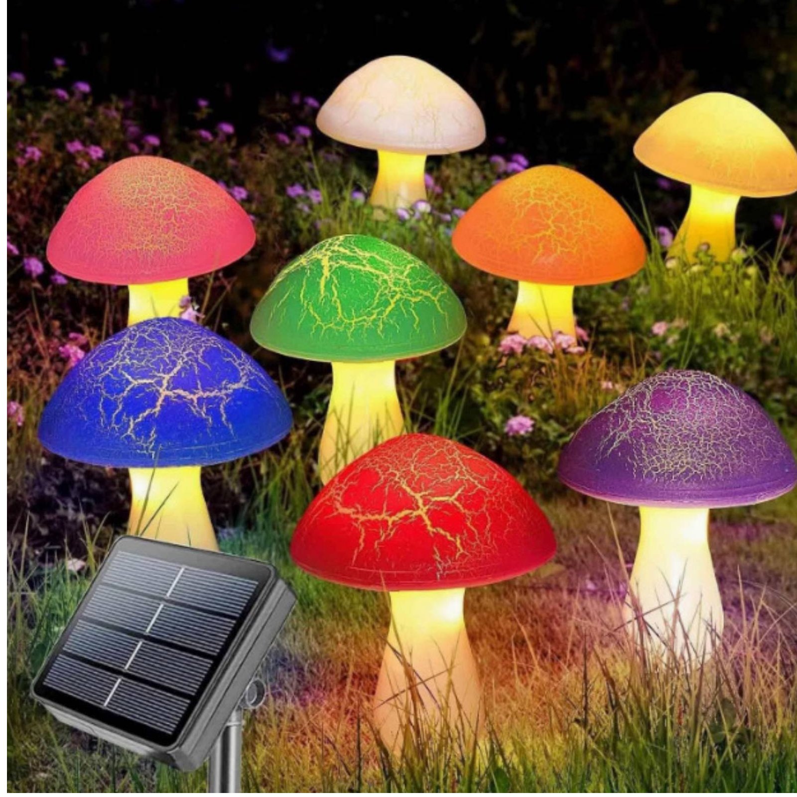 Solar Toadstool Lamp No Wiring – Outdoor Lighting Wire recenzja i cena
