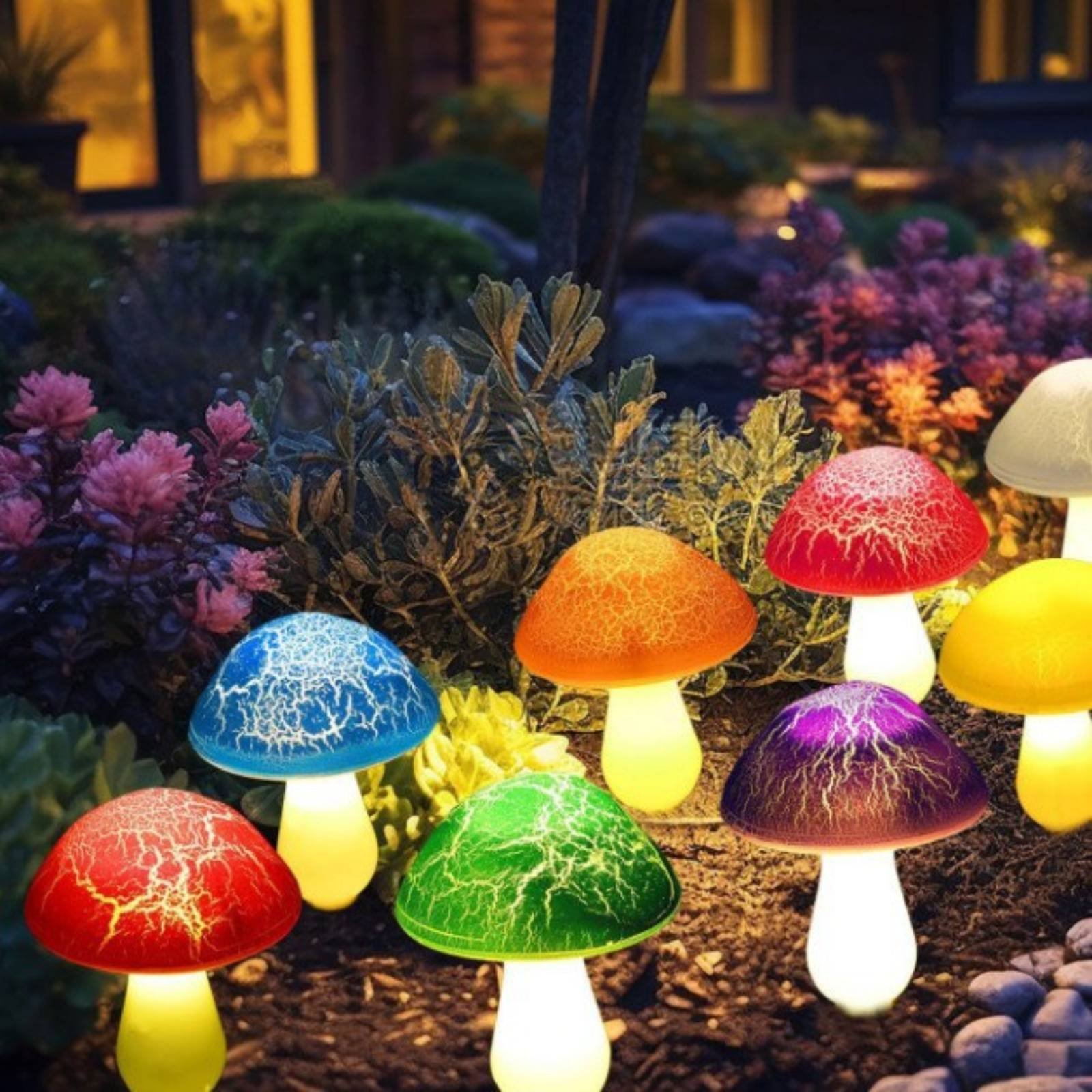 Solar Toadstool Lamp No Wiring – Outdoor Lighting Wire recenzja i cena