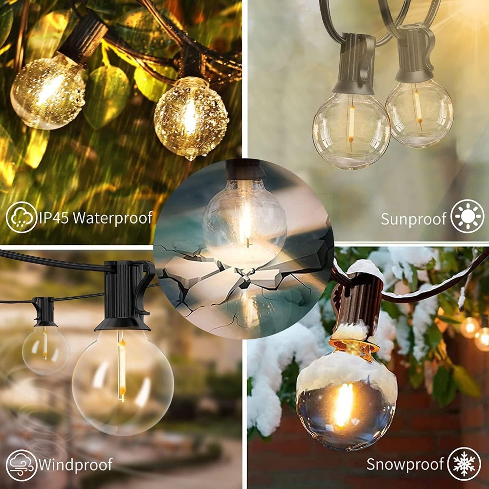 200FT Outdoor String Lights wi – String Light Bistro recenzja i cena