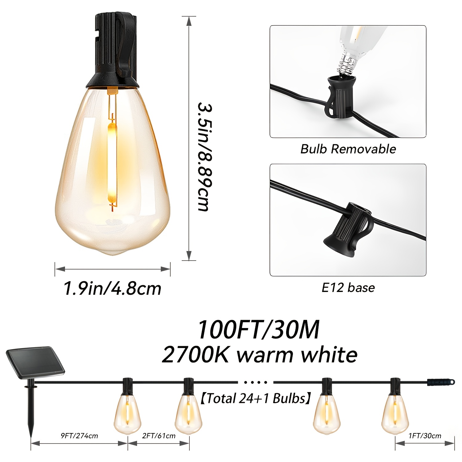 Solar Lights Outdoor, 100ft Pa – Outdoor Lighting Globes recenzja i cena