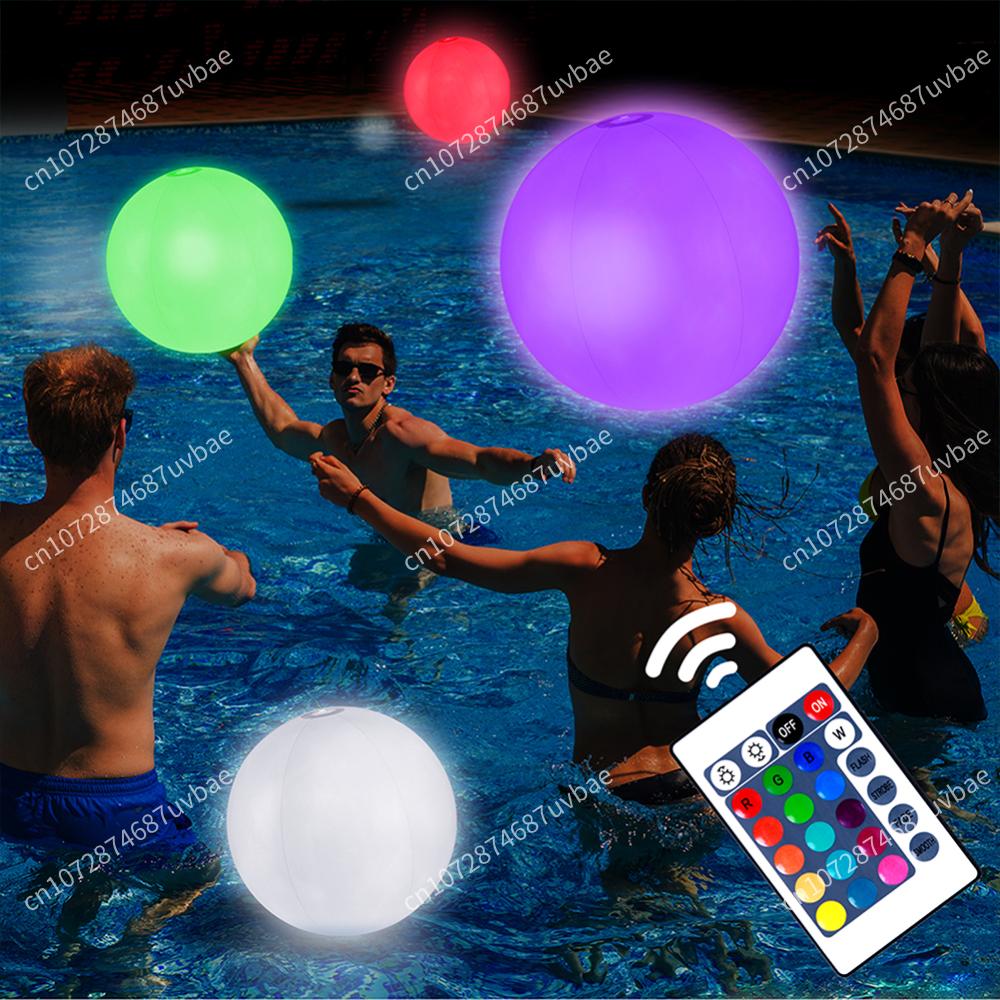 Inflatable Pool Beach Ball 16  – Outdoor Lighting Around Pool recenzja i cena