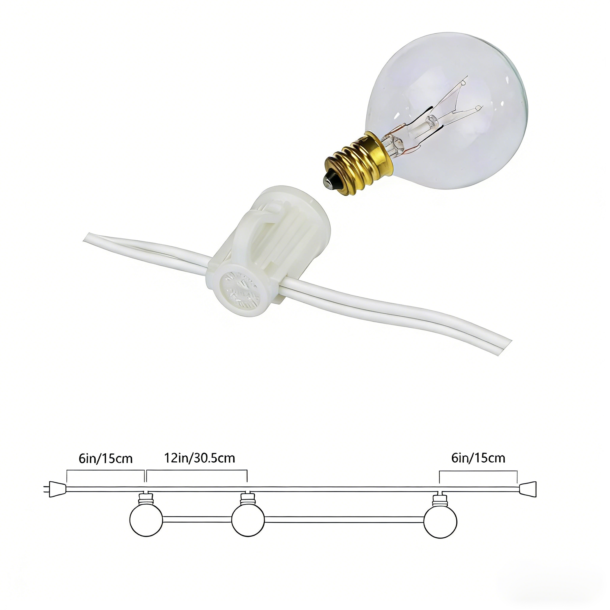8M G40 Bulbs Globe String Ligh – String Light Bistro recenzja i cena