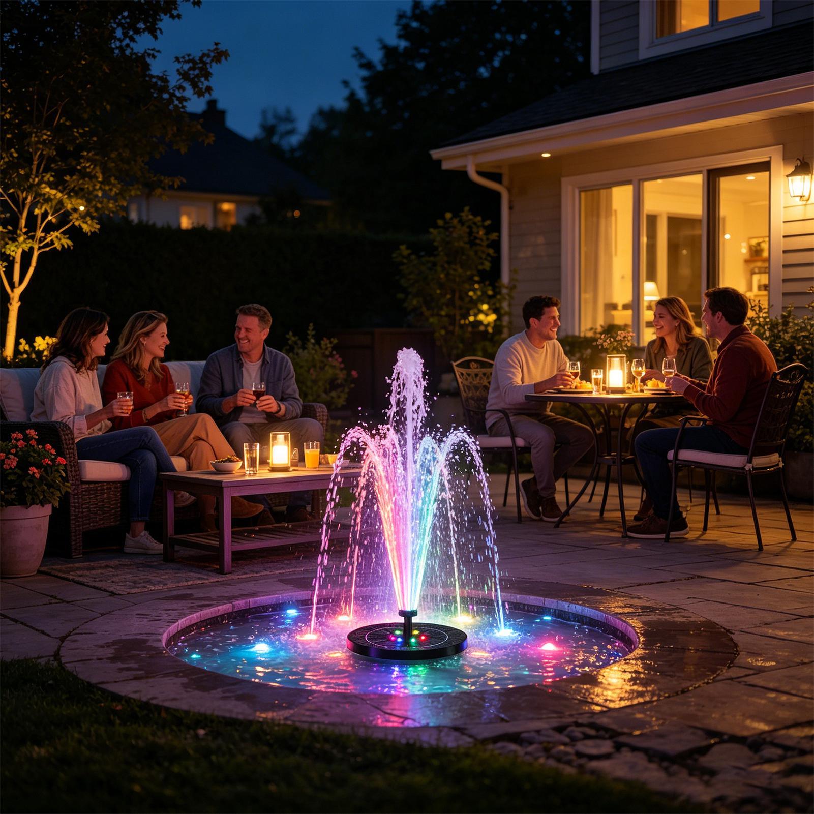 Floating Solar Bird Bath Fount – Outdoor Lighting Company recenzja i cena
