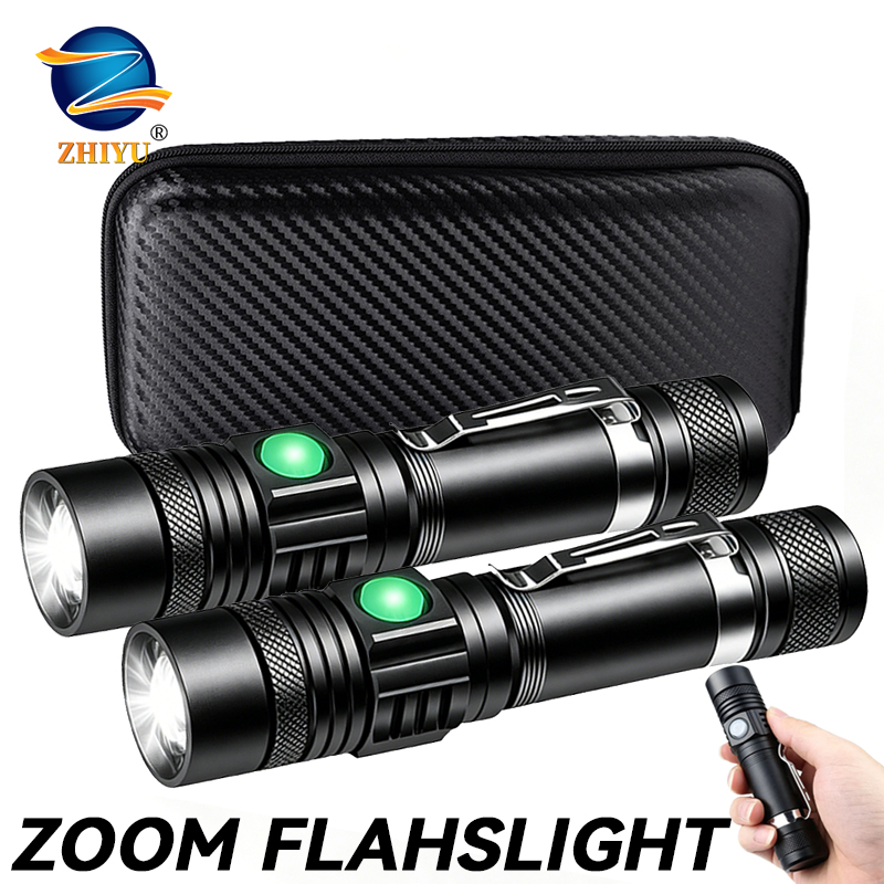 T6 LED Rechargeable Flashlight – Zinc Outdoor Lighting recenzja i cena