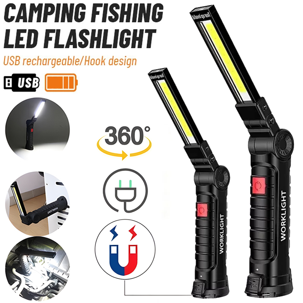 LED COB Flashlight USB Recharg – Zinc Outdoor Lighting recenzja i cena