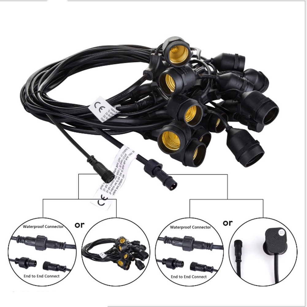 10/20/30m E27 Commercial Grade – Outdoor Lighting No Wiring recenzja i cena
