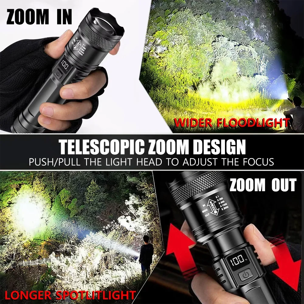 Rechargeable LED Flashlight Zo – Outdoor Lighting Quality recenzja i cena