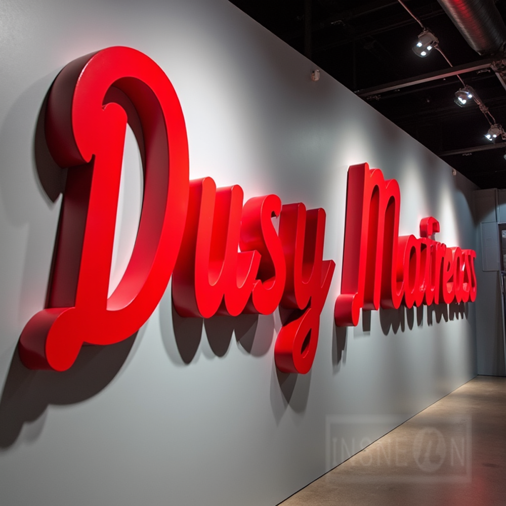 Custom Metal LED Sign Wall Log – Outdoor Lighting Company recenzja i cena