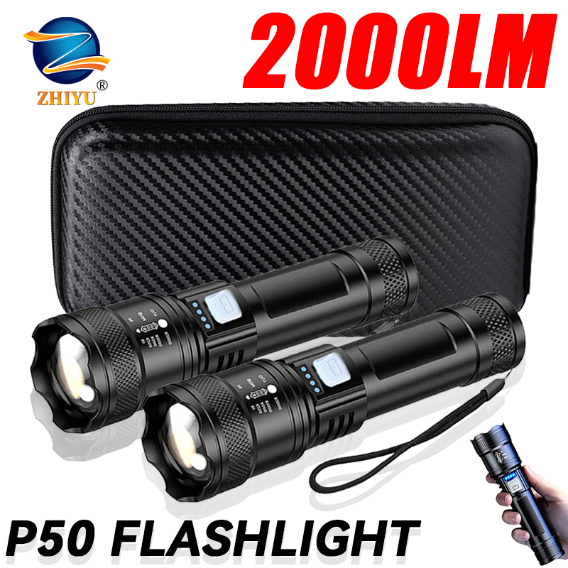 Tactical LED Flashlight 2000LM – Outdoor Lighting Quality recenzja i cena