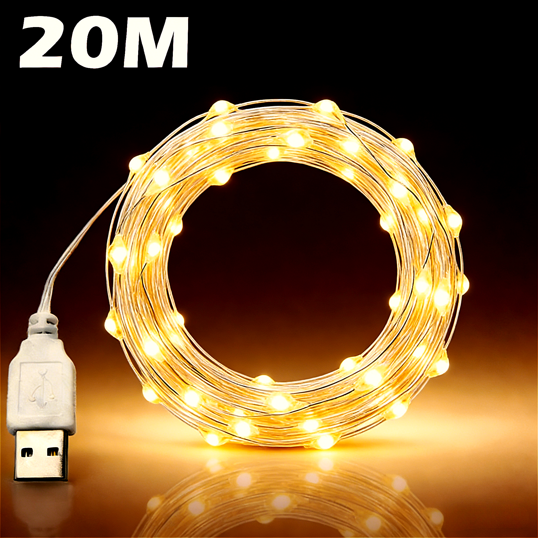 20meter USB Led Fairy Lights C – Outdoor Lighting No Wiring recenzja i cena