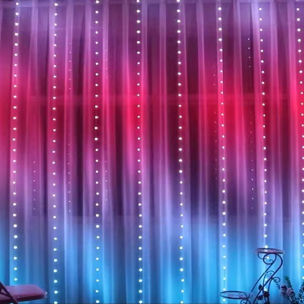 3M RGB Smart LED Curtain Light – Outdoor Lighting For Christmas recenzja i cena