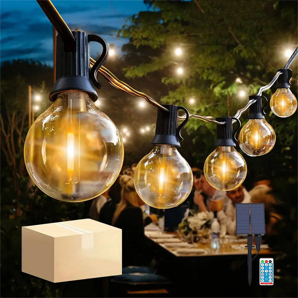 Outdoor String Lights, G40 Glo – String Light Bistro recenzja i cena
