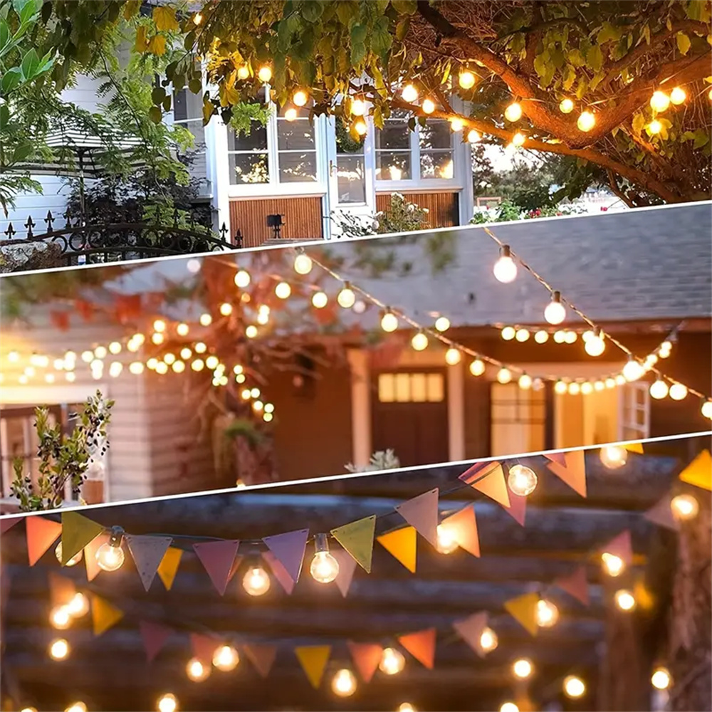 Outdoor String Lights, G40 Glo – String Light Bistro recenzja i cena
