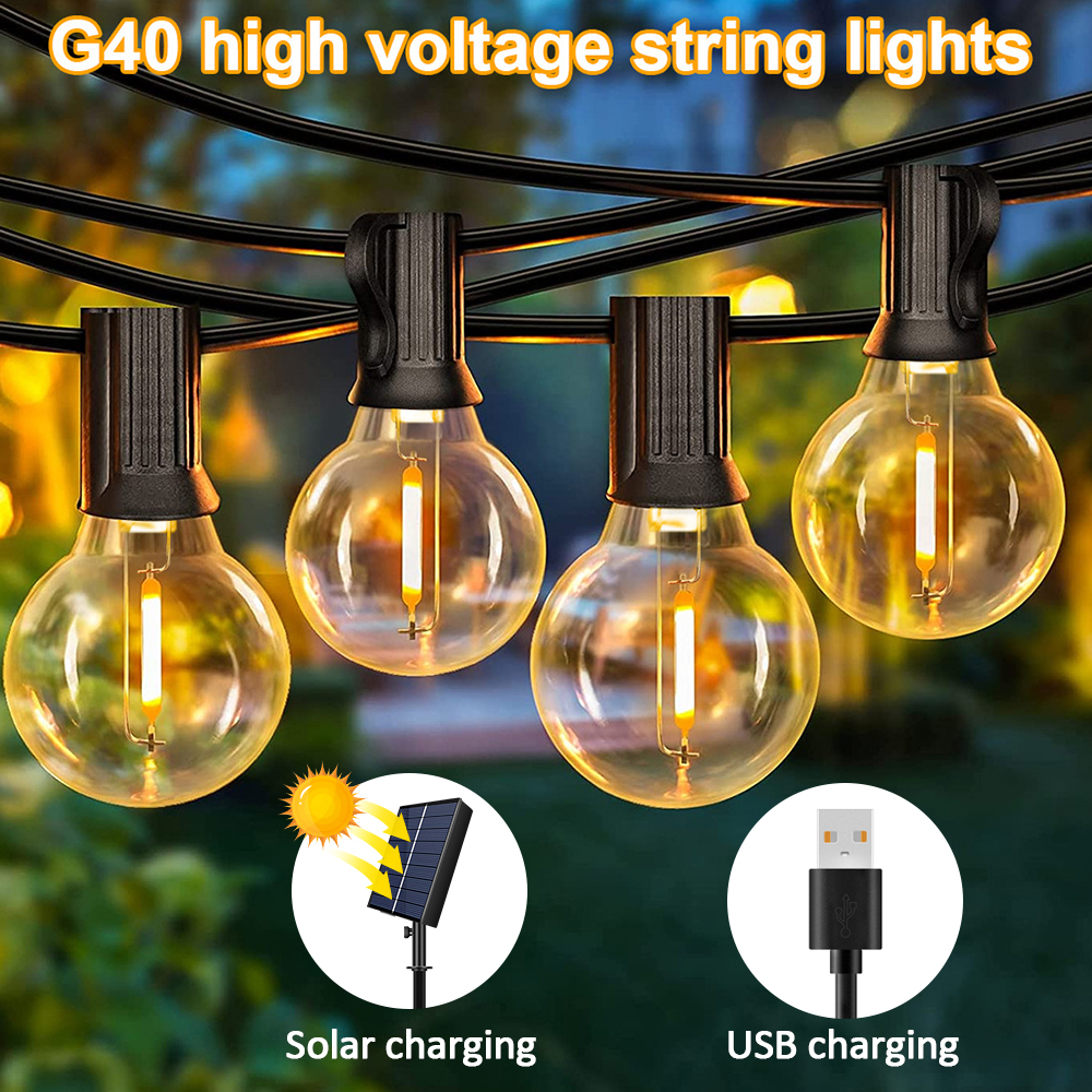 Solar String Lights Outdoor G4 – String Light Bistro recenzja i cena