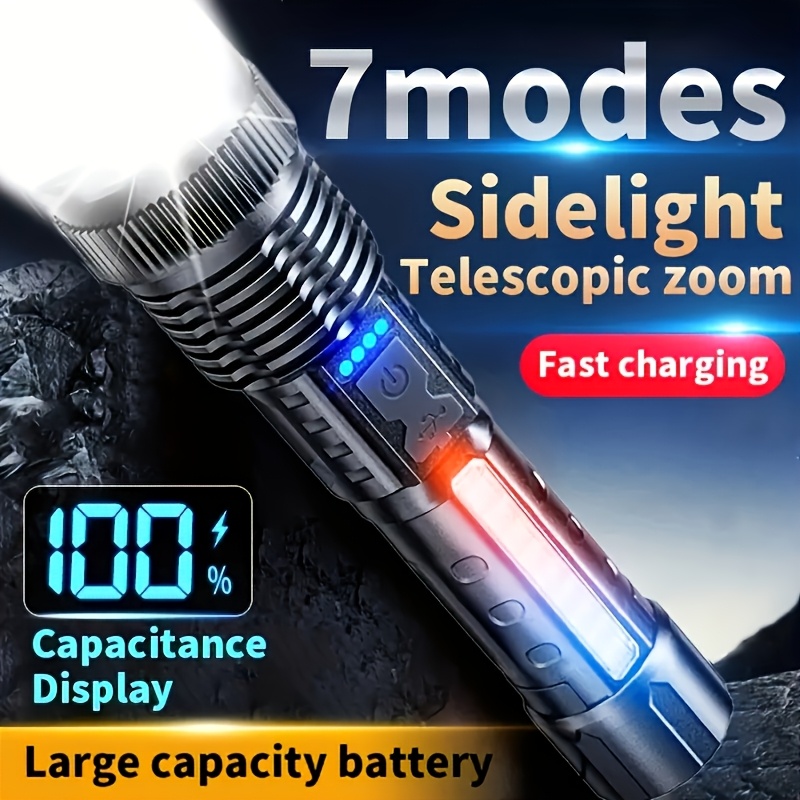 Powerful LED Flashlight Batter – Outdoor Lighting Globes recenzja i cena