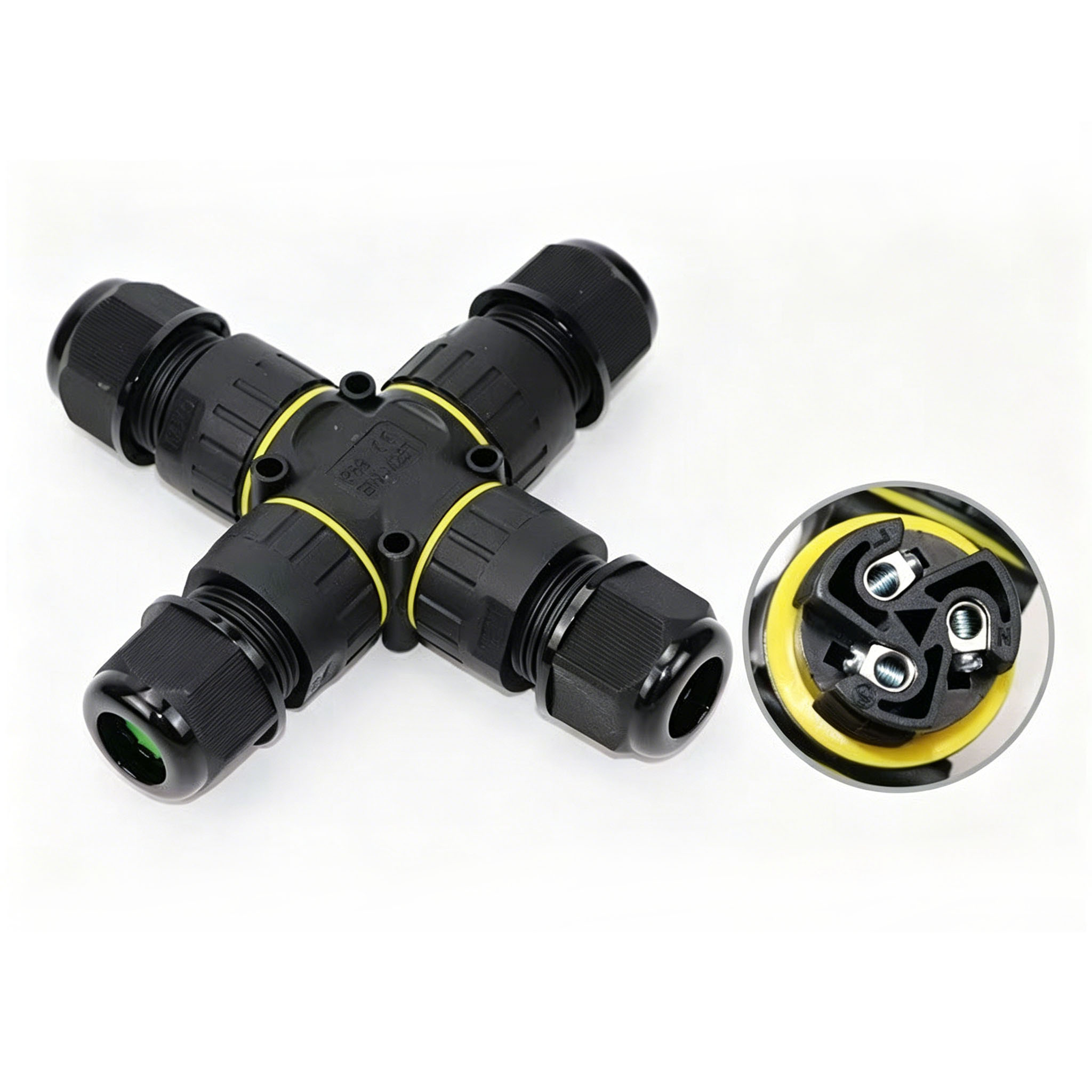 IP68 4-Way Cross Waterproof Co – Outdoor Lighting Junction recenzja i cena