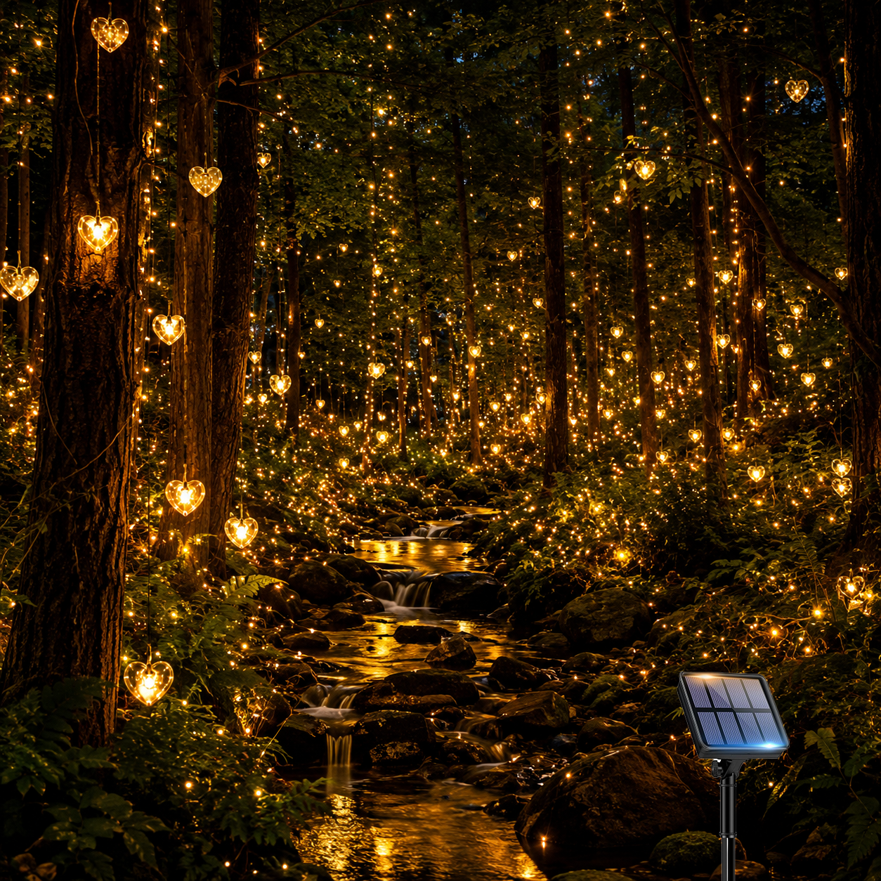 Solar Heart String Lights Outd – Outdoor Lighting Ikea recenzja i cena